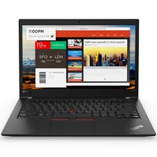 PC PORTABLE Lenovo 14" ThinkPad T480s Core i5-8250U - 8Go - SSD 256Go - Win 10