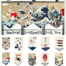 Japonais Court Porte Rideaux Cuisine Triangle Noren Valance Sushi Décor Maison