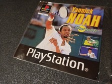 notice officiel PS1 Playstation 1 Yannick Noah All-Star tennis 99