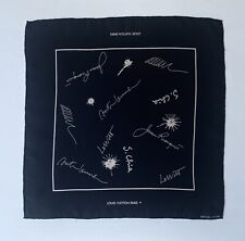 Foulard bandana en soie LOUIS VUITTON Edition limitée S. Chia J.Rosenquist ...