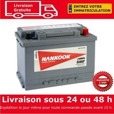 Hankook 57412 Batterie de Démarrage Pour Voiture 12V 74Ah - 277 x 174 x 190mm