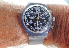 Montre  SWATCH CHRONO . SUISSE AG 1995 . PILE NEUVE MONTRE ETAT NEUF