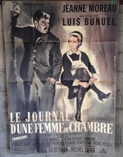 Cinema-Affiche originale-Le Journal d'Une Femme de Chambre 120*160 Bunuel Moreau