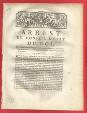 AC58-DECRET 1857-[ARRET DU CONSEIL D'ETAT DU ROI]-[MAITRES BARBIERS PERRUQUIERS]