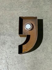 2 x rusty géant Light Up "Citation marques de tension secteur 1 x 24 V Ampoule DEL 25 x 15 cm