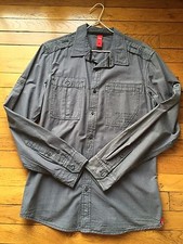 chemise bleu foncé EDC Esprit taille M manches longues