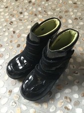 * CATIMINI * Noir Cuir verni Pointure EU 25 UK 8