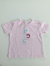t-shirt fille avec motif excellent état taille 6 mois