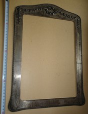 Grand cadre photo Argent Massif 310 gr poinçon Anglais Lion Silver 