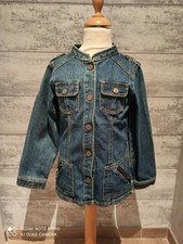 VESTE EN JEAN BLEU FILLE, TAILLE 10 12 ANS, TRES BON ETAT