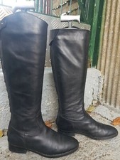 bottes noires en cuir GUESS pointure 36 occasion en bon état général pointure 