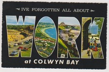 Galles Carte Postale - I'Ve Forgotten Toutes Environ Travail À Colwyn Bay (A776)