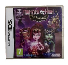 Jeu Complet Monster High 13 Souhaits / Nintendo DS Lite DSi 2Ds 3DS XL / Pegi 7