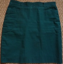 OLIVER GRANT - JUPE DROITE - VERT BOUTEILLE - TAILLE 42 - 44