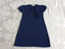 H&m filles 6-8 ans Bleu Sparkle robe très bon état