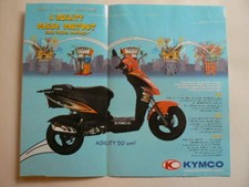 prospectus catalogue moto scooter  :  KYMCO agility 50 cc  