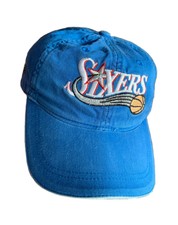 Casquette Vintage Champion Philadelphia 76ers NBA 80's 90's Retro Hat Blue Jeans