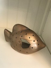 Gold Fish Tealight Candle Holder