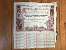 DECO =  1/3 d'action: MINES DE BRUAY (Z2)