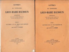 LETTRES DU VENERABLE LOUIS-MARIE BAUDOUIN 2 VOLUMES 1931-LIVRE ANCIEN