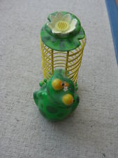 colonne tour range porte CD grenouille métal & résine