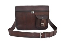 Sac Bandoulière Cuir 15 IN Ordinateur Portable Cartable École Bureau Bandoulière