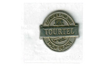 Pin's bière beer bier cerveza Tourtel Palm Beach congrès 1991 (version argent)  