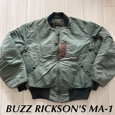 BUZZ RICKSON'S Véritable Nom Reproduction MA-1 Taille M M13785 Vol Veste Nylon