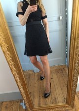 Robe noire Brigitte Bardot taille XS