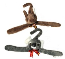 2 x Australian Design kangourou et Koala Bear Plush cintres enfant Enfants Ensemble Cadeau