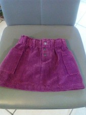 C29 kiabi superbe jupe en velours  fille  t 3 ans violet EXCEL ETat