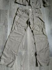 tailleur femme en lin Promod  veste et pantalon