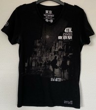 T-shirt col v - PULL&BEAR - noir - taille S - BE