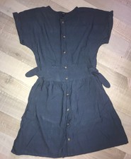 Kiabi 12 ANS  Fille : Robe Bleue Coton L’un été TBE