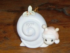 bébé escargot 1997 Thaïlande terre cuite cadeau de naissance