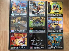 JEUX PS1, RAYMAN RUSH, MOTOR MASH, TOMB RAIDER, CHIKEN RUN,CRASH BANDICOOT [...]
