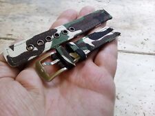 18MM CANVAS BRACELET CAMOUFLAGE  MILITAIRE  POUR MONTRE  NEUF livraison rapide !