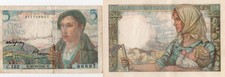Lot de 2 billets france:5 francs berger et le 10 francs mineur NEUF sans pliure