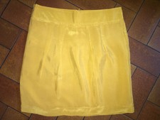 Jupe NEW MAN taille 44 FEMME jaune moutarde, doublée COMME NEUF