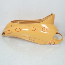 Coque arrière origine pour scooter Piaggio Liberty 50 4T Avant 2004 Jaune