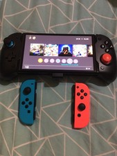 Nintendo Switch Modèle OLED HEG-001 Console Portable - 64Go - Noir/Neon Bleu/Neo