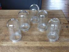 GLOBE OBUS VERRE COL DE CYGNE LAMPE COUR FERME ATELIER VINTAGE DESIGN INDUSTRIEL