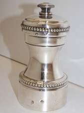 *MOULIN A POIVRE PEUGEOT Frères ARGENT Poinçon MINERVE + Orfèvre Collection
