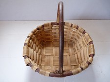 Panier rond cabas fabrication artisanale