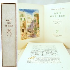 ? MIOMANDRE GRAU SALA Écrit sur de l'eau n°3/20 dessin original planche refusée