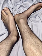 Lot 2 P socks nylon sheer Noir Ref U01 T-39/46 Point transparent