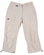 Schoffel Acf Femmes Pantalon Décontractée Cargo Capri Cordon Ourlet Taille 46