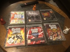 ?? PS3 PLAYSTATION 3 VERSION ?? TBE LOT GUITAR HERO ROCK BAND BEATLES TOUR