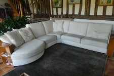 canapé d'angle LELEU  2.70m X 2.57m beige clair