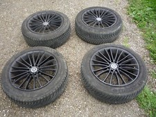 Quatre Jantes alu monté sur Mini/pneu neige michelin alpin green 205/55R17/jante